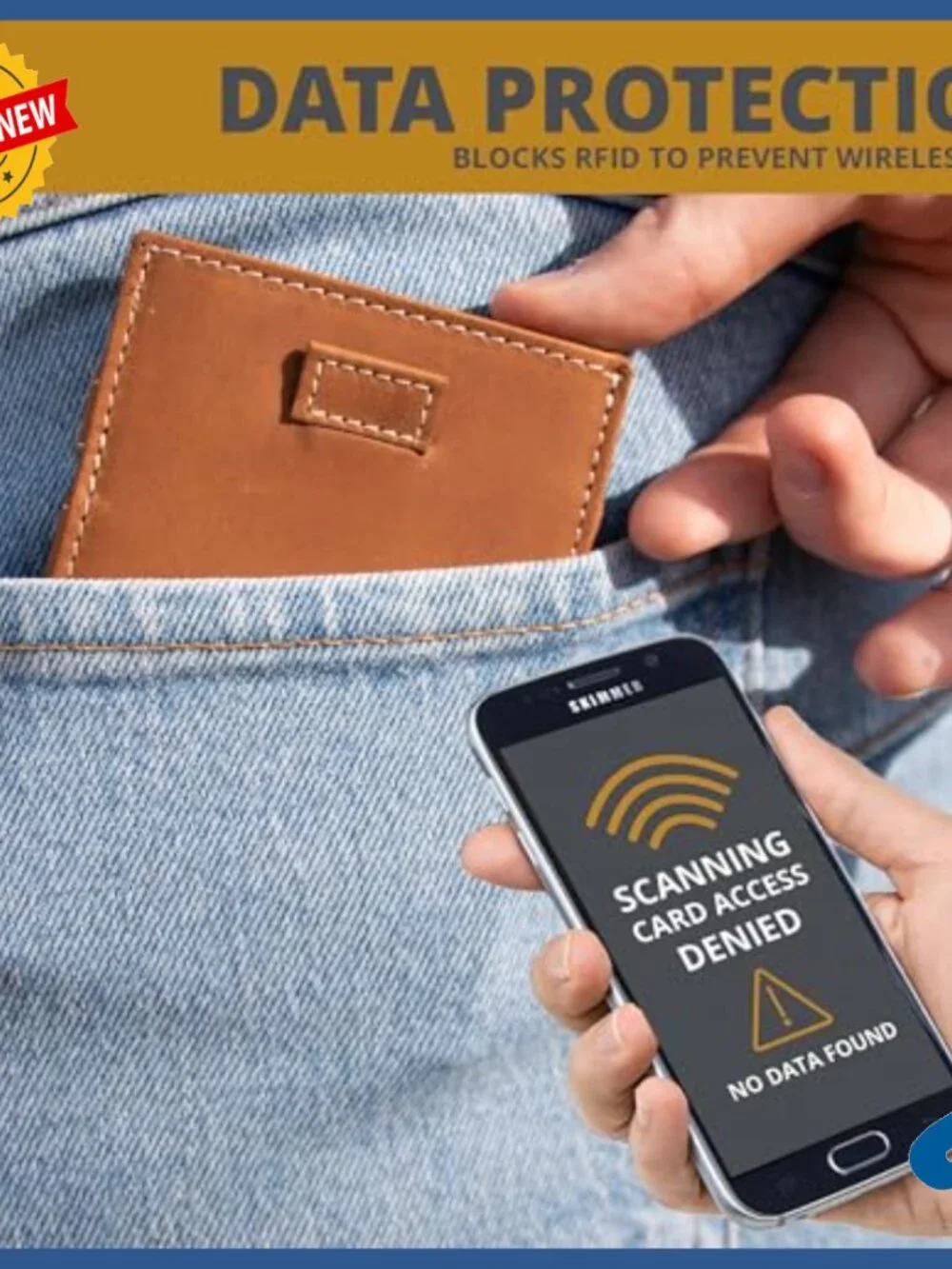Genuine Leather RFID Magic Wallet Holds 12 Cards Slim Minimalist Pull-Tab